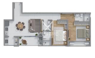 APARTAMENTO À 100 METROS DA PRAIA!