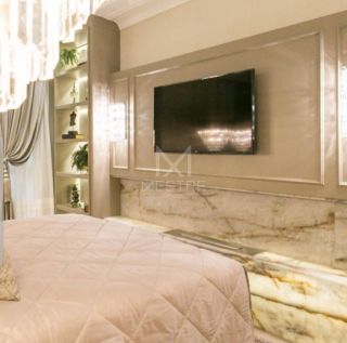 APARTAMENTO DE ALTO PADRÃO FINAMENTE MOBILIADO VISTA MAR À VENDA NA MEIA PRAIA