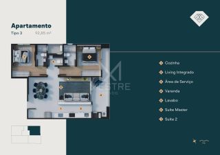 APARTAMENTO COM 03 SUÍTES PARA VENDER EM PORTO BELO