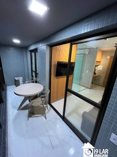 Pronto para Morar na Barra: 1/4 Porteira Fechada com Lazer e Vista Mar