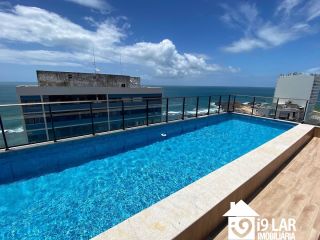 Pronto para Morar na Barra: 1/4 Porteira Fechada com Lazer e Vista Mar