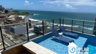 Pronto para Morar na Barra: 1/4 Porteira Fechada com Lazer e Vista Mar