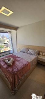 Vista Mar Frontal e Definitiva na Barra: Studio de Luxo em Andar Alto no ZN Barra