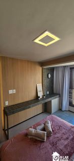 Vista Mar Frontal e Definitiva na Barra: Studio de Luxo em Andar Alto no ZN Barra