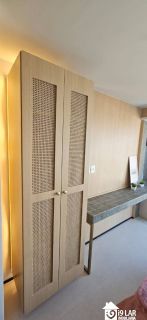 Vista Mar Frontal e Definitiva na Barra: Studio de Luxo em Andar Alto no ZN Barra