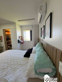 Vista Mar em Patamares: Apartamento Nascente de 3 Suítes, 133m² e 3 Vagas de Garagem