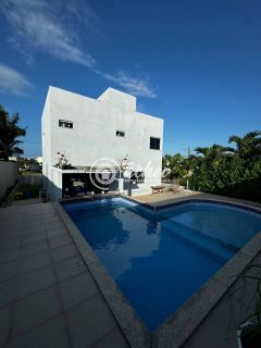 Casa 5/4 nascente no Alphaville Litoral Norte à venda