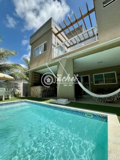 Casa 4/4 nascente à venda no Alphaville Litoral Norte 2