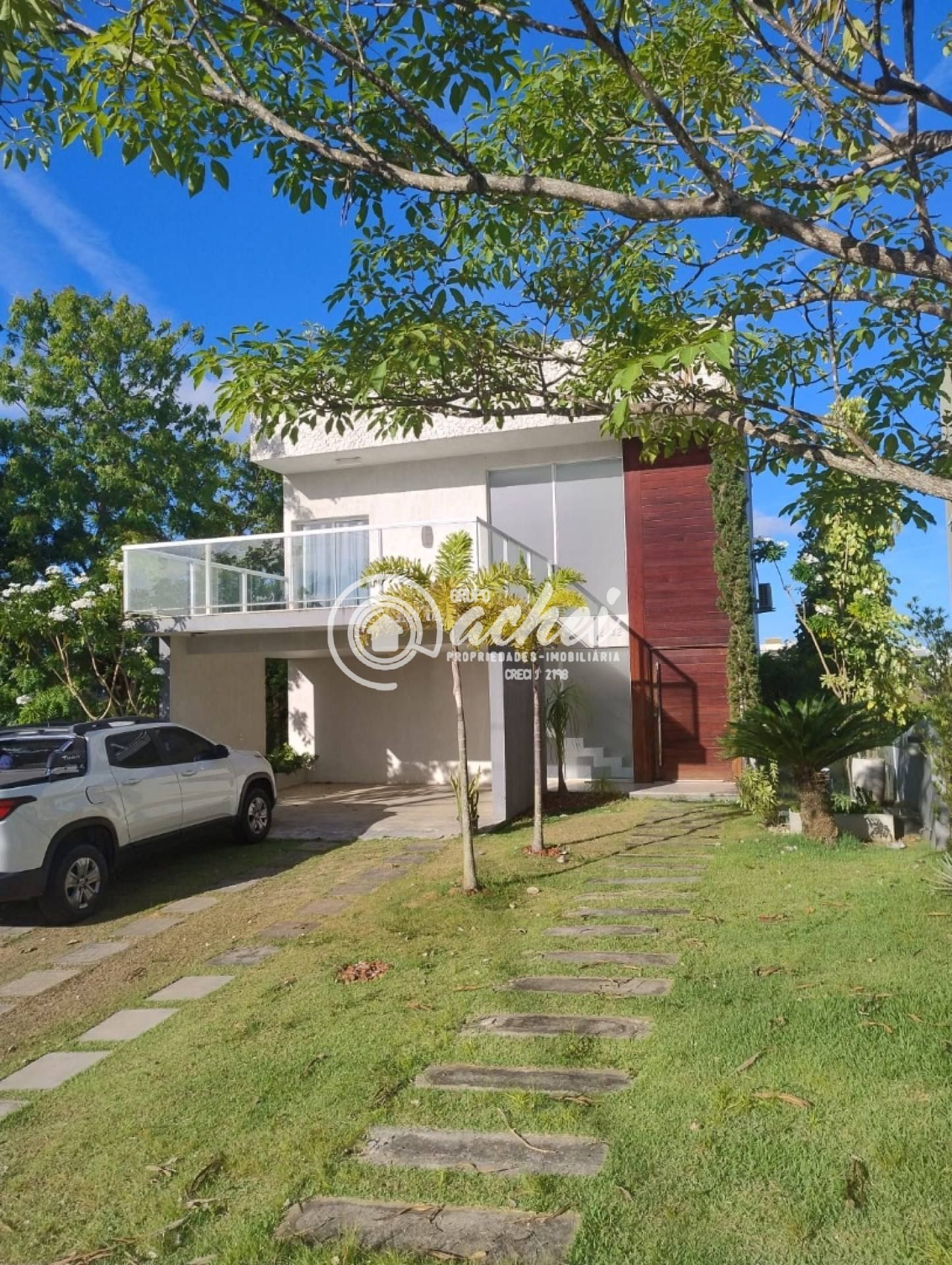 Casa 3/4 nascente para locação no Alphaville Litoral Norte 2