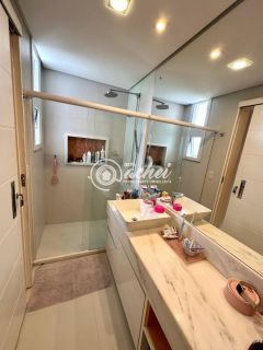 Casa moderna nascente 4/4 com energia solar à venda no Alphaville Litoral Norte 1