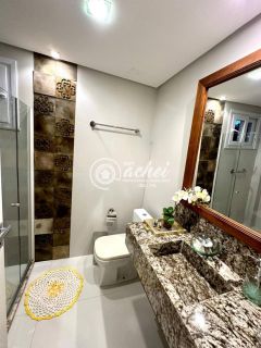 Casa moderna nascente 4/4 com energia solar à venda no Alphaville Litoral Norte 1