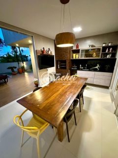 Casa moderna nascente 4/4 com energia solar à venda no Alphaville Litoral Norte 1