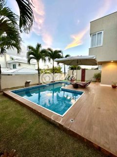 Casa moderna nascente 4/4 com energia solar à venda no Alphaville Litoral Norte 1