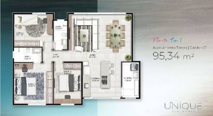 Apartamento 3/4 à venda na Avenida Priscila Dutra