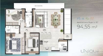 Apartamento 3/4 à venda na Avenida Priscila Dutra