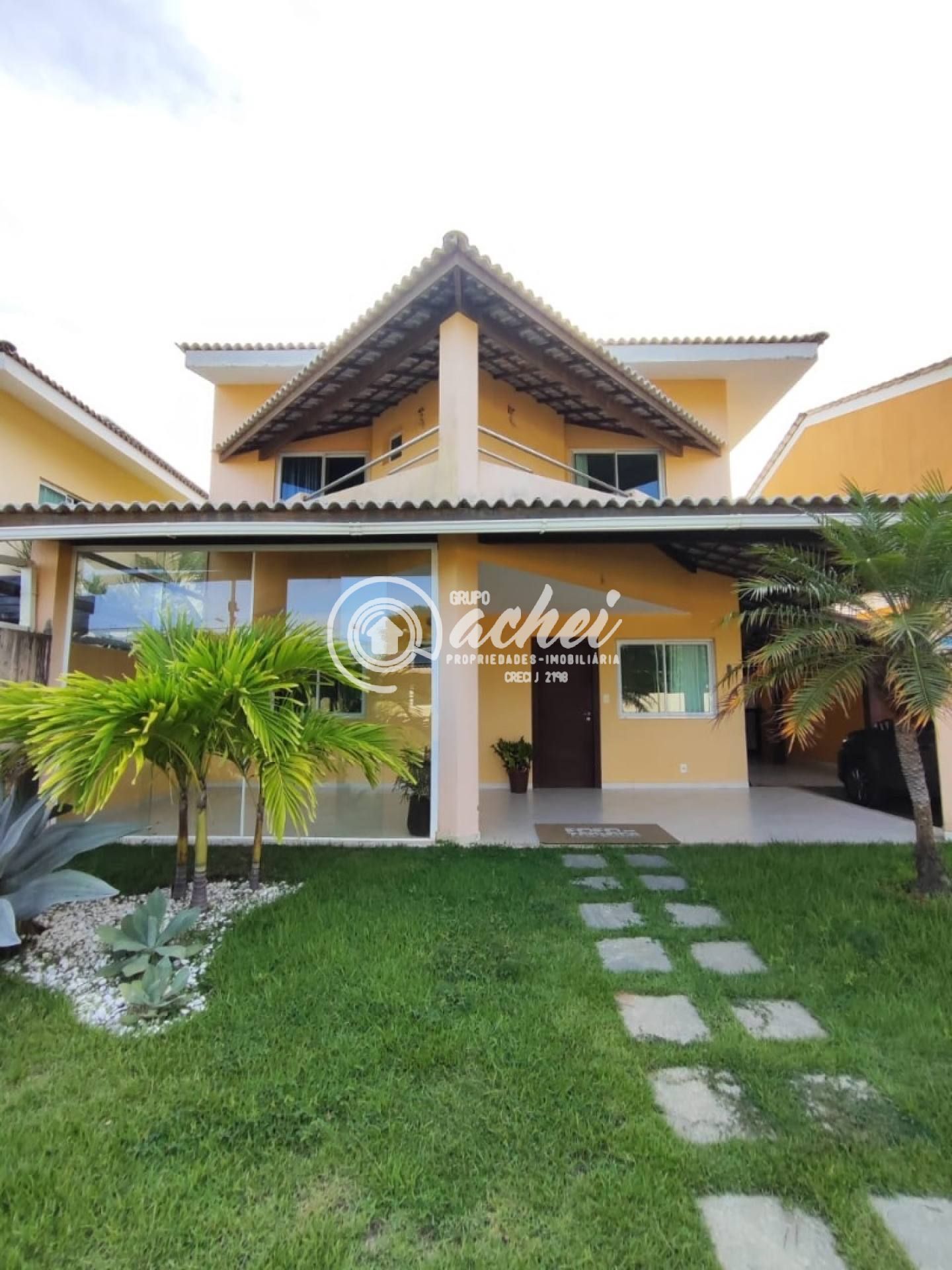 Casa 3/4 nascente à venda no Condomínio Foz do Joanes - Lauro de Freitas