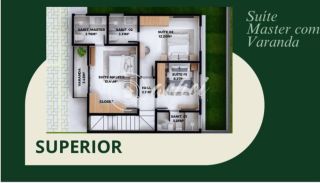 Lançamento: Casa Duplex 03 suítes à venda no Condomínio Portão do Sol