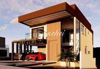 Casa 4/4 Alphaville Litoral Norte II para entrega em Dezembro