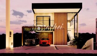 Casa 4/4 Alphaville Litoral Norte II para entrega em Dezembro