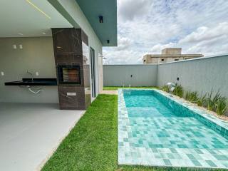 Casa plana com piscina de 3 Suítes a venda na Cidade Alphaville