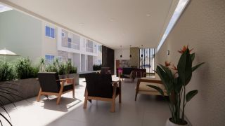 Apê com 56m² e entrada parcelada em até 50x