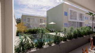 Apê com 56m² e entrada parcelada em até 50x