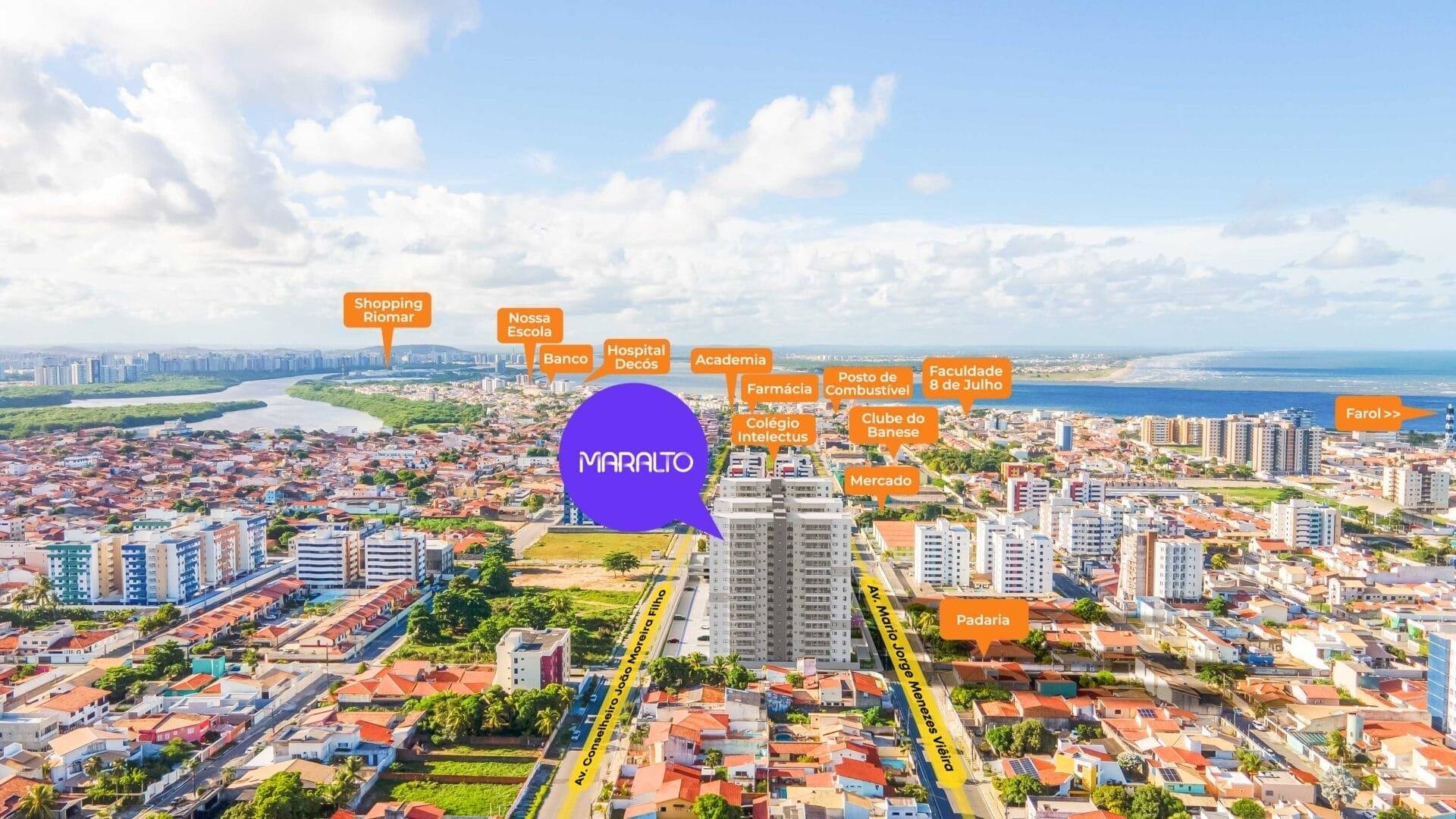 Apartamento Para Vender com 2 quartos 1 suítes no Maralto