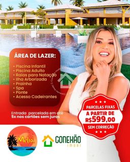 MELIÁ RESIDENCE - Condomínio de lotes com acesso à praia na Barra dos Coqueiros