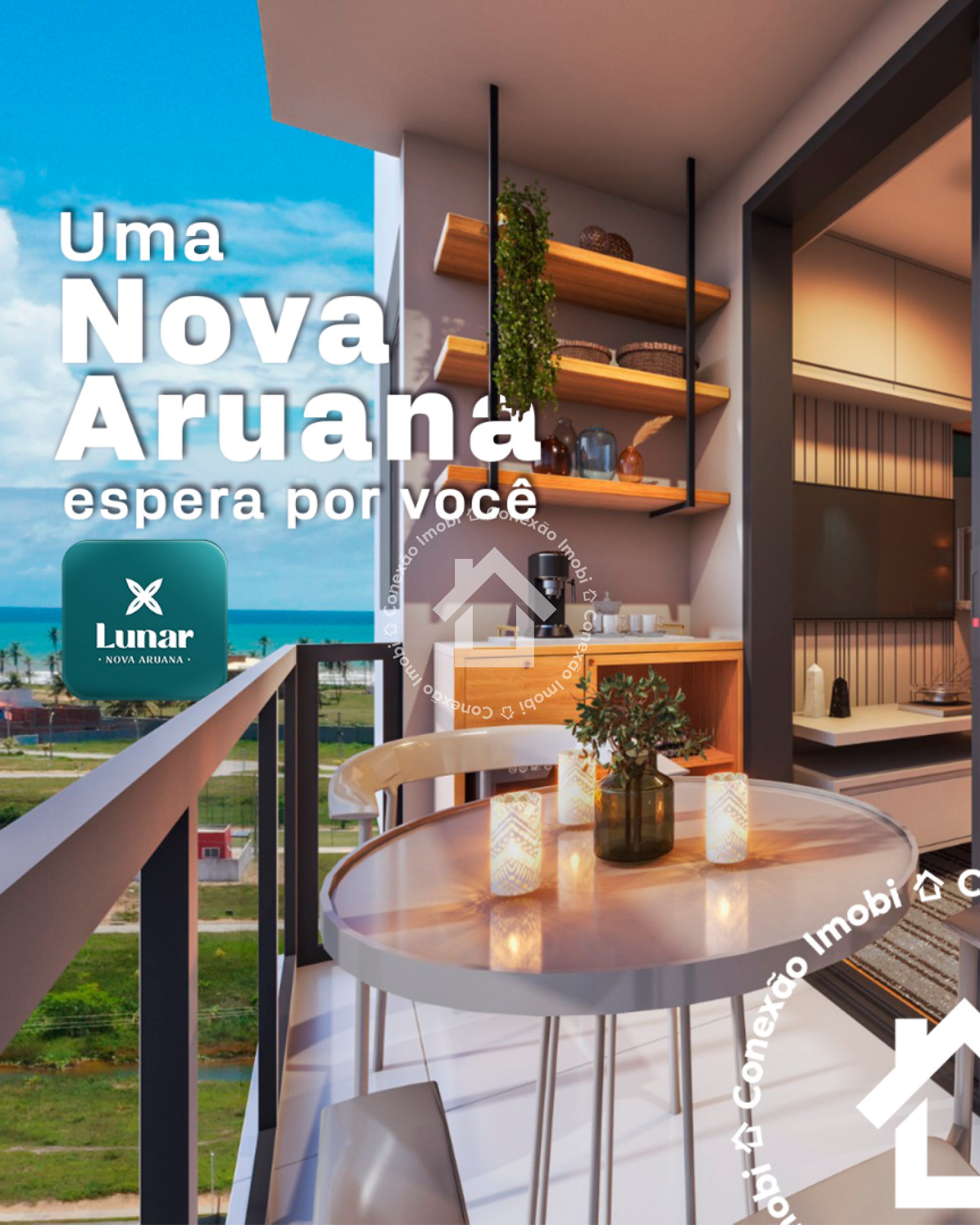 Apartamento à venda com 2 quartos no bairro Aeroporto/Lunar Nova Aruana