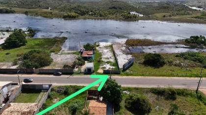 VENDE-SE Terreno com 16x70m² na Lagoa dos Tambaquis na Praia do Abaís em Estância