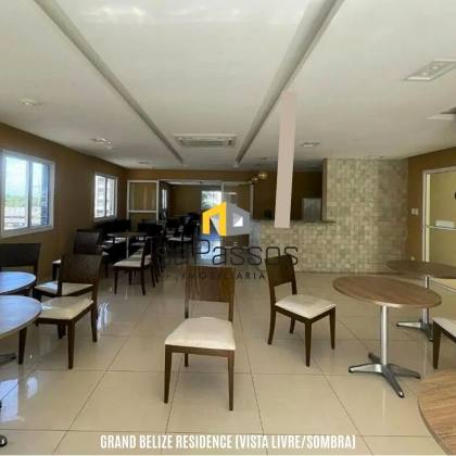 BELISSÍMO Apartamento (80M²/VISTA LIVRE/SOMBRA) no Condomínio GRAND BELIZE RESIDENCE (Bairro Farolandia)