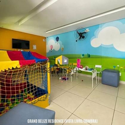 BELISSÍMO Apartamento (80M²/VISTA LIVRE/SOMBRA) no Condomínio GRAND BELIZE RESIDENCE (Bairro Farolandia)