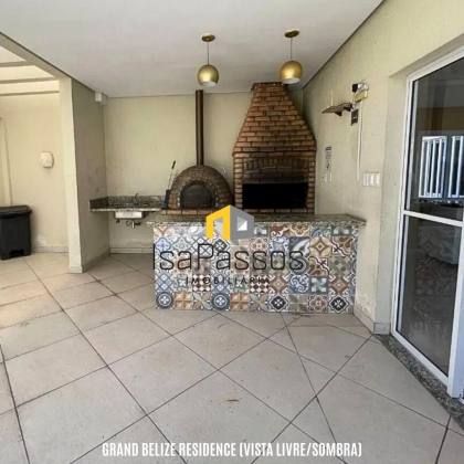 BELISSÍMO Apartamento (80M²/VISTA LIVRE/SOMBRA) no Condomínio GRAND BELIZE RESIDENCE (Bairro Farolandia)