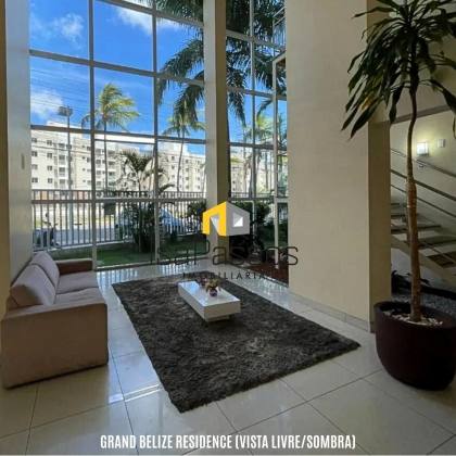 BELISSÍMO Apartamento (80M²/VISTA LIVRE/SOMBRA) no Condomínio GRAND BELIZE RESIDENCE (Bairro Farolandia)