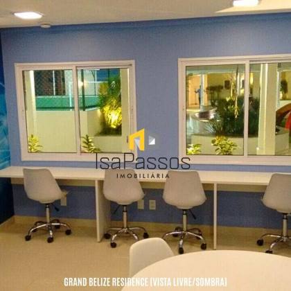 BELISSÍMO Apartamento (80M²/VISTA LIVRE/SOMBRA) no Condomínio GRAND BELIZE RESIDENCE (Bairro Farolandia)