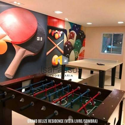 BELISSÍMO Apartamento (80M²/VISTA LIVRE/SOMBRA) no Condomínio GRAND BELIZE RESIDENCE (Bairro Farolandia)