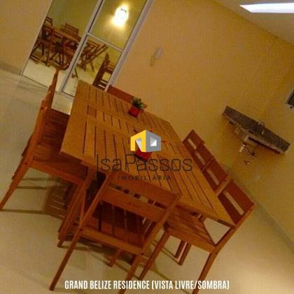 BELISSÍMO Apartamento (80M²/VISTA LIVRE/SOMBRA) no Condomínio GRAND BELIZE RESIDENCE (Bairro Farolandia)