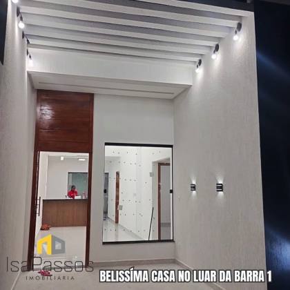 VENDO Casa (AC 96M²/ AT 160M² / ÁREA GOURMET) no LUAR DA BARRA 1