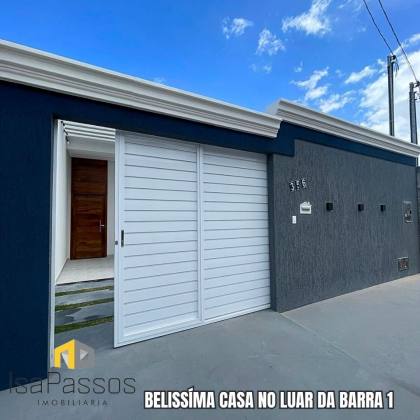 VENDO Casa (AC 96M²/ AT 160M² / ÁREA GOURMET) no LUAR DA BARRA 1