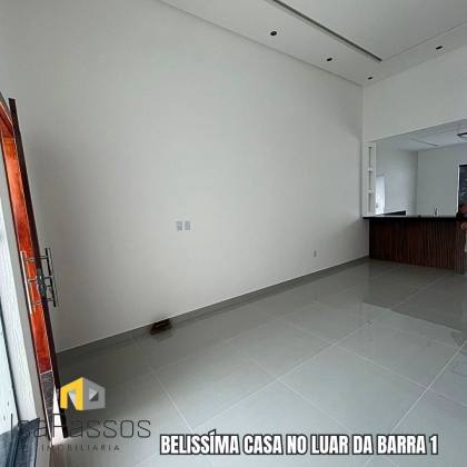 VENDO Casa (AC 96M²/ AT 160M² / ÁREA GOURMET) no LUAR DA BARRA 1