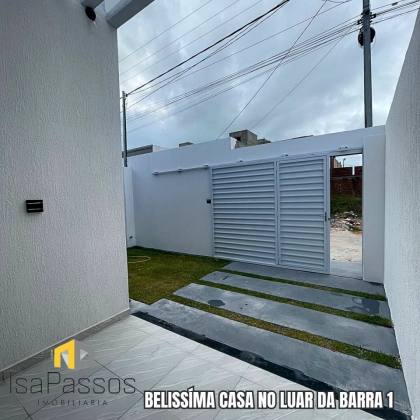 VENDO Casa (AC 96M²/ AT 160M² / ÁREA GOURMET) no LUAR DA BARRA 1