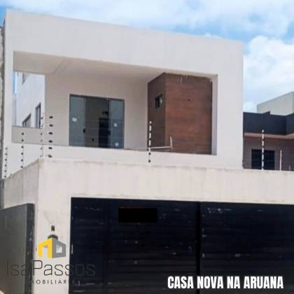 Casa NOVA com 175M² de Área Construída no Bairro Aruana (PERTO DA PRAIA!!!)