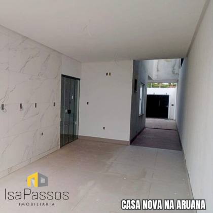 Casa NOVA com 175M² de Área Construída no Bairro Aruana (PERTO DA PRAIA!!!)