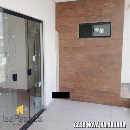 Casa NOVA com 175M² de Área Construída no Bairro Aruana (PERTO DA PRAIA!!!)
