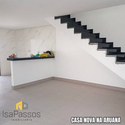 Casa NOVA com 175M² de Área Construída no Bairro Aruana (PERTO DA PRAIA!!!)