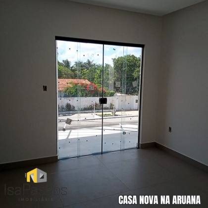 Casa NOVA com 175M² de Área Construída no Bairro Aruana (PERTO DA PRAIA!!!)