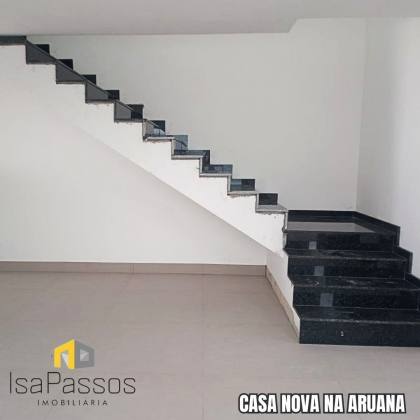 Casa NOVA com 175M² de Área Construída no Bairro Aruana (PERTO DA PRAIA!!!)