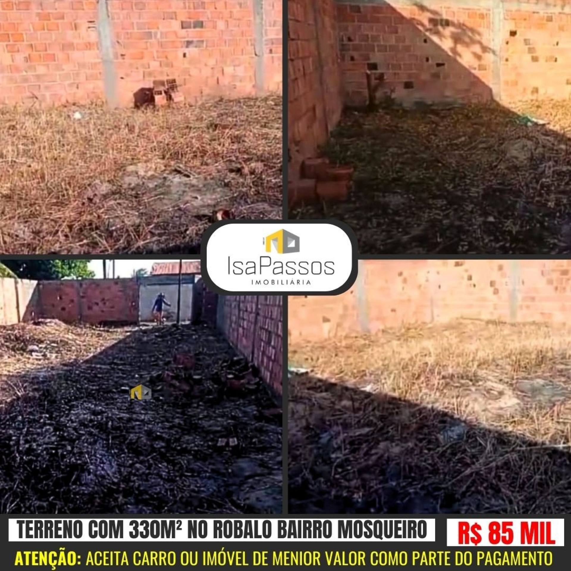 OPORTUNIDADE! VENDO TERRENO COM (330M) no ROBALO Bairro MOSQUEIRO (Há 600m² na Rodovia do Náufragos)