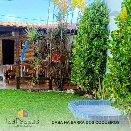 VENDO EXCELENTE Casa (C/ ÀREA DE LAZER P/ TODA FAMILIA) na BARRA DOS COQUEIROS (Área construída 176 m2 Área total 300 m2)