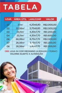 Loja Para Alugar no bairro Conceição em Feira De Santana